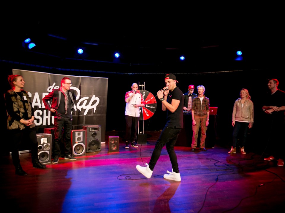Improvisatie voorstelling De Cabarapshow